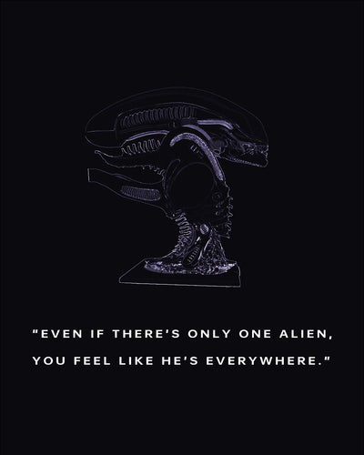 Alien Life-Size Bust