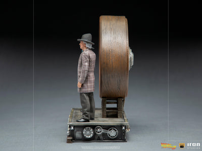 Marty and Doc at the Clock Deluxe Art Scale 1/10