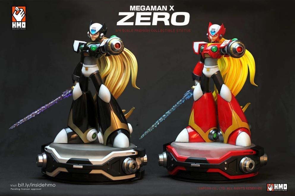 Megaman Zero ULTIMATE COLLECTOR SET 1/4 Scale Statue by Hand