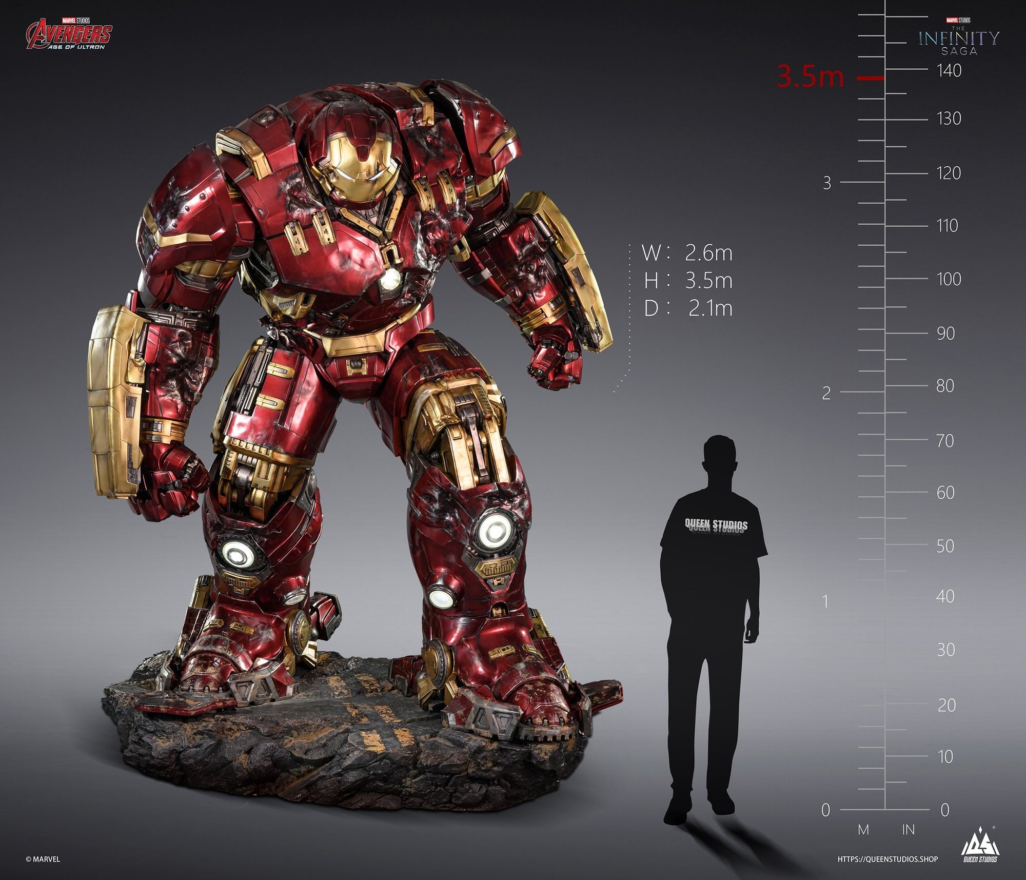 Stan Lee Unveils Hulkbuster Suit at Madame Tussauds