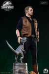 Jurassic World Fallen Kingdom - Owen and Blue 1/4 Scale Statue