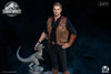 Jurassic World Fallen Kingdom - Owen and Blue 1/4 Scale Statue