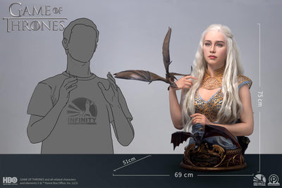 Game of Thrones - Daenerys Life-Size Bust