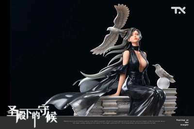 Waiting at the Temple (Black Version) 1/4 Scale Statue