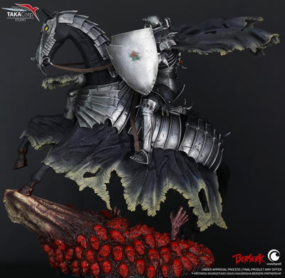 Berserk Skull Knight On Horse Statue