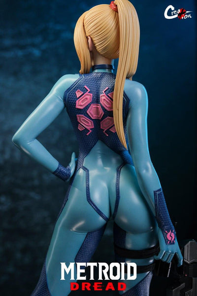 Metroid Dread - Samus (Blue Version A) 1/4 Scale Statue