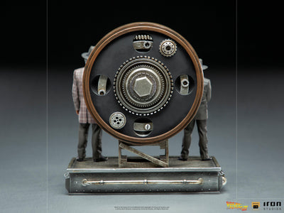 Marty and Doc at the Clock Deluxe Art Scale 1/10
