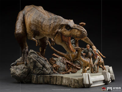 Jurassic Park - The Final Scene Demi Art Scale 1/20