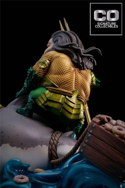 Chubby Aquaman Statue CO Signature