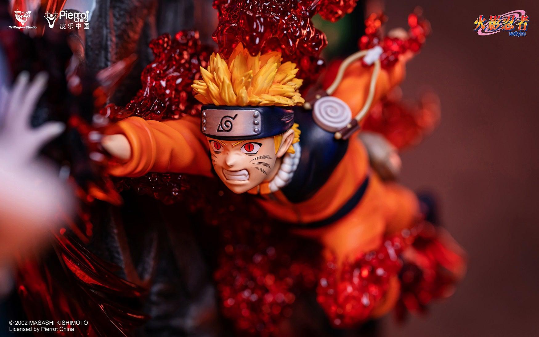 Naruto vs Sasuke at The Valley of The End Mural Statue - Spec