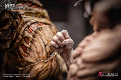 Attack On Titan: Eren Jaeger & Mikasa Vs. Armored Titan Elite Statue Exclusive