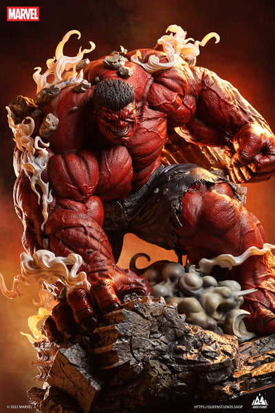 Red Hulk Comic Version 1/4 Scale Statue