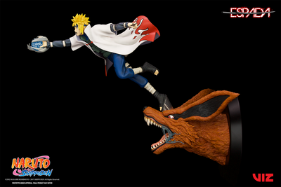 Naruto Shippuden - Minato vs. 9 Tailed Fox 1/8 Scale Wall Statue