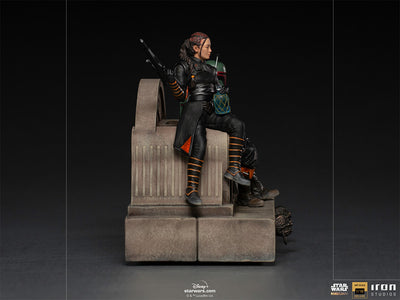 The Mandalorian - Boba Fett and Fennec Shand on Throne Deluxe Art Scale 1/10