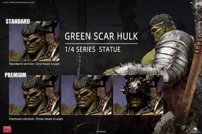 Green Scar Hulk PREMIUM 1/4 Scale Statue