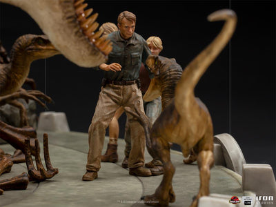 Jurassic Park - The Final Scene Demi Art Scale 1/20