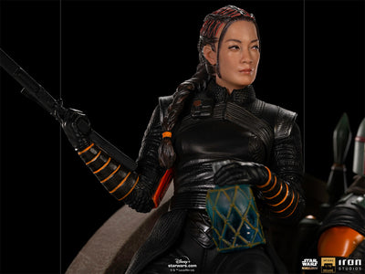The Mandalorian - Boba Fett and Fennec Shand on Throne Deluxe Art Scale 1/10