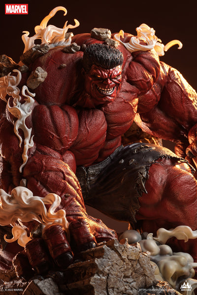 Red Hulk Comic Version 1/4 Scale Statue