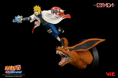 Naruto Shippuden - Minato vs. 9 Tailed Fox 1/8 Scale Wall Statue