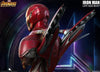 Avengers: Infinity War - Iron Man MK50 1:1 Scale Life-Size Bust - Battle-Damaged Version