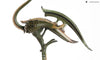 Bronze Crane with Antlers Statue
