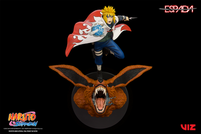 Naruto Shippuden - Minato vs. 9 Tailed Fox 1/8 Scale Wall Statue