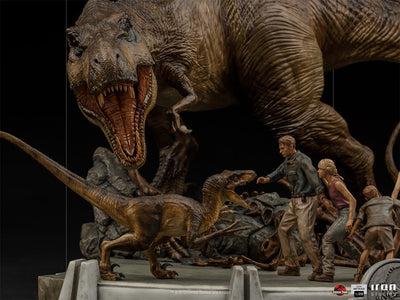 Jurassic Park - The Final Scene Demi Art Scale 1/20