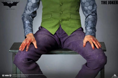 Joker ( Heath Ledger ) 1:3 Scale Statue - Exclusive (Artificial Hair)