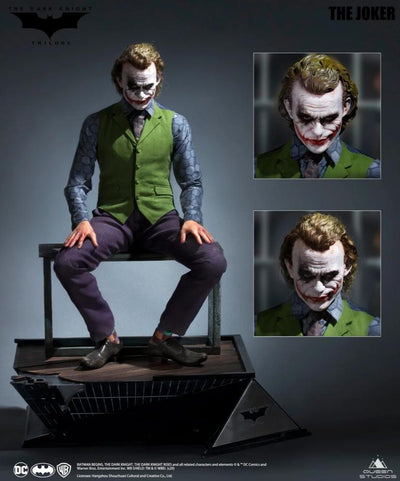 Joker ( Heath Ledger ) 1:3 Scale Statue - Exclusive (Artificial Hair)