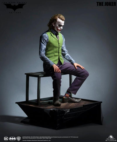 Joker ( Heath Ledger ) 1:3 Scale Statue - Exclusive (Artificial Hair)