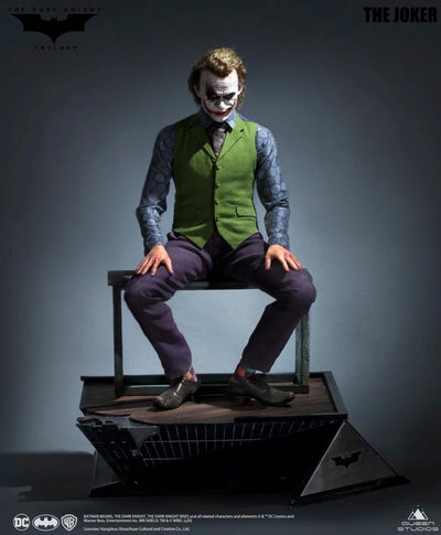 Joker ( Heath Ledger ) 1:3 Scale Statue - Exclusive (Artificial Hair)