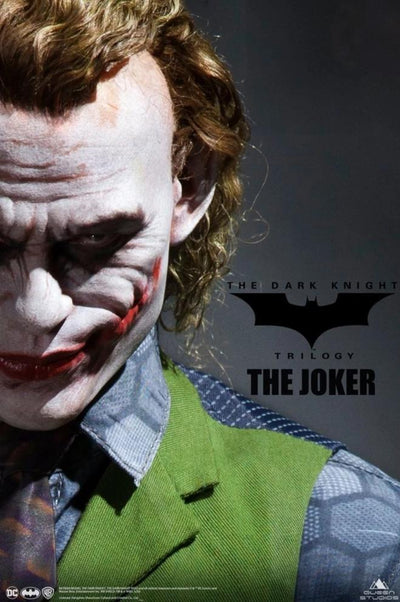 Joker ( Heath Ledger ) 1:3 Scale Statue - Exclusive (Artificial Hair)