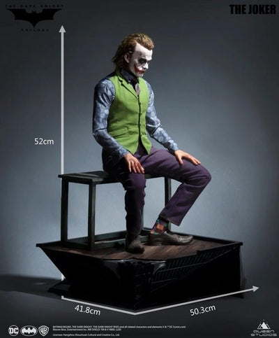 Joker ( Heath Ledger ) 1:3 Scale Statue - Exclusive (Artificial Hair)