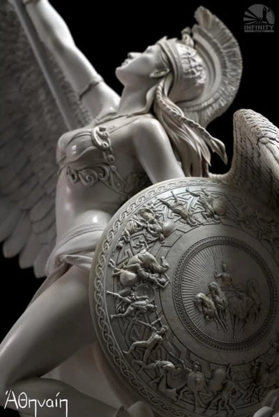Athena 1/4 Scale Statue - Marble (Gray) Version