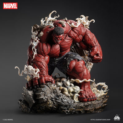 Red Hulk Comic Version 1/4 Scale Statue