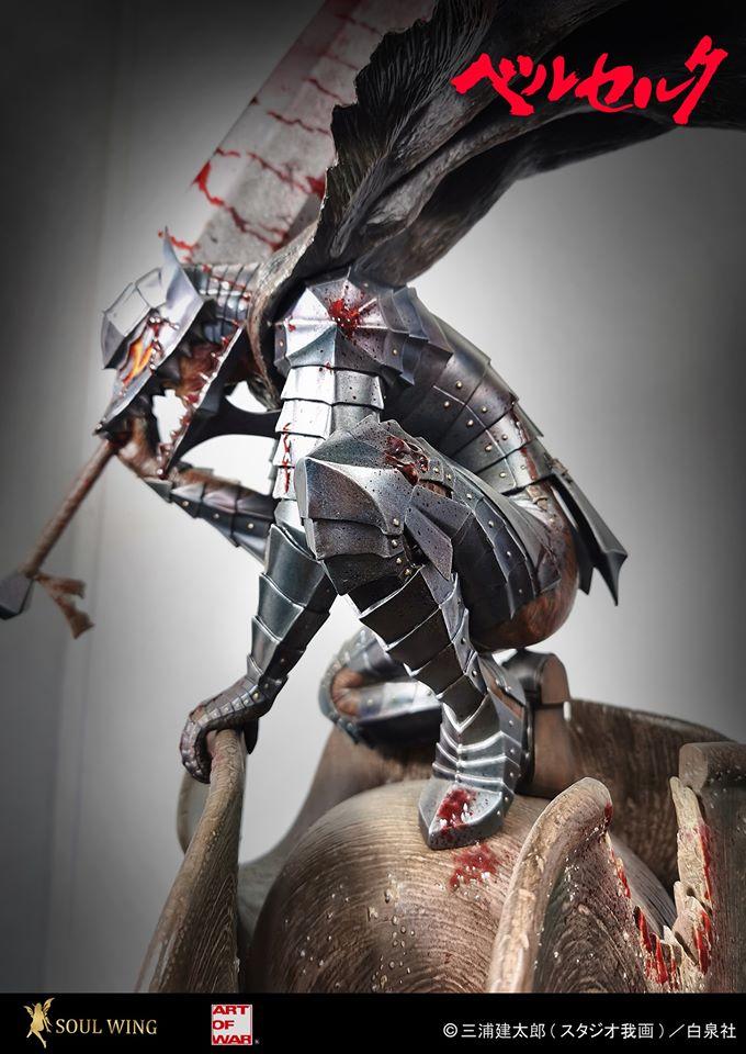 Berserk - Guts 1/4 Scale Statue On Tentacled Ship Deluxe edition