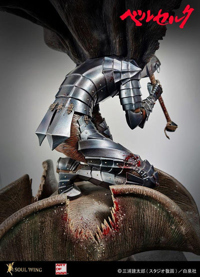 Berserk - Guts 1/4 Scale Statue On Tentacled Ship Deluxe edition