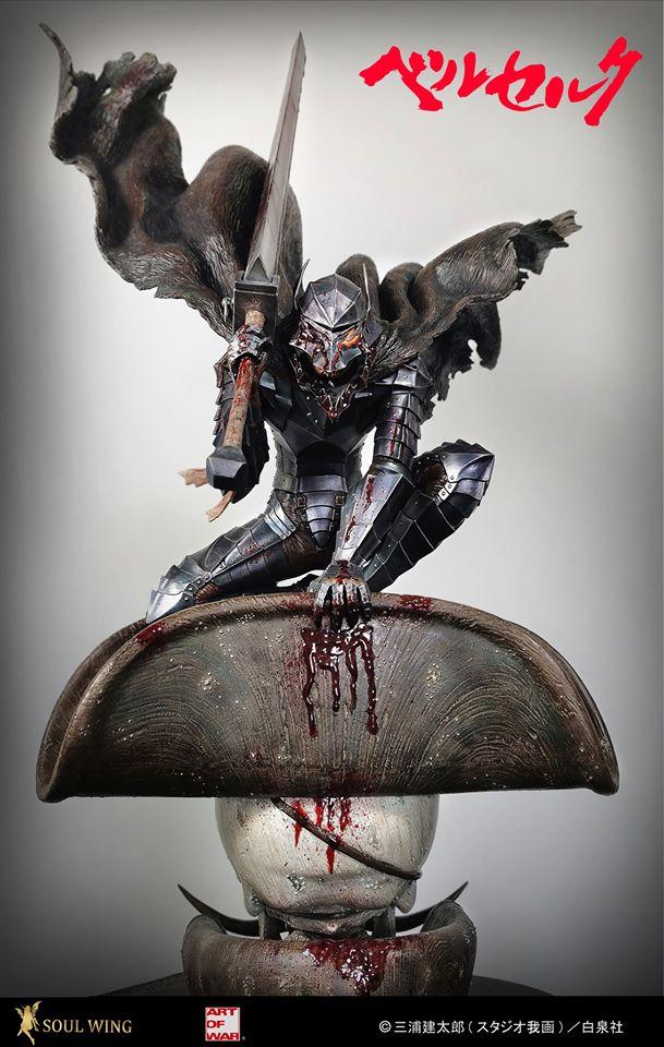 Berserk - Guts 1/4 Scale Statue On Tentacled Ship REGULAR edition