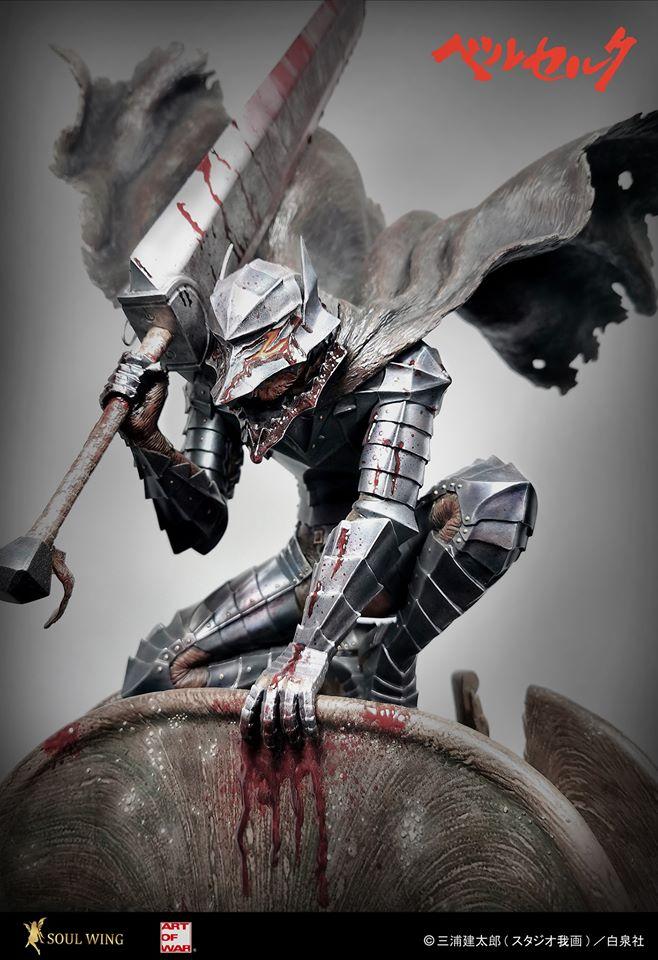 Berserk - Guts 1/4 Scale Statue On Tentacled Ship Deluxe edition