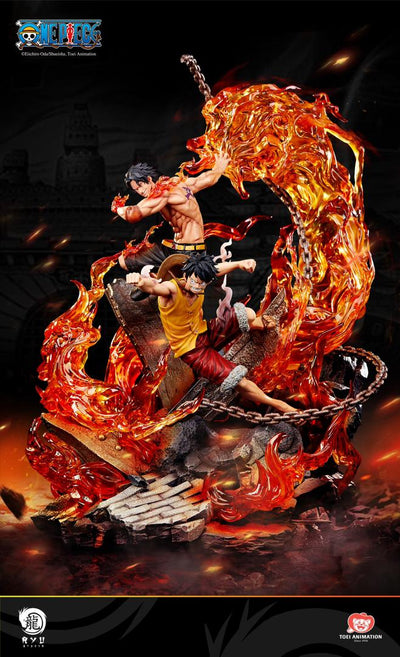 Luffy and Ace 1/6 Scale Statue