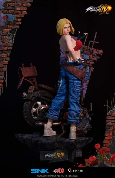 King Of Fighters Blue Mary 1/4 Scale Statue