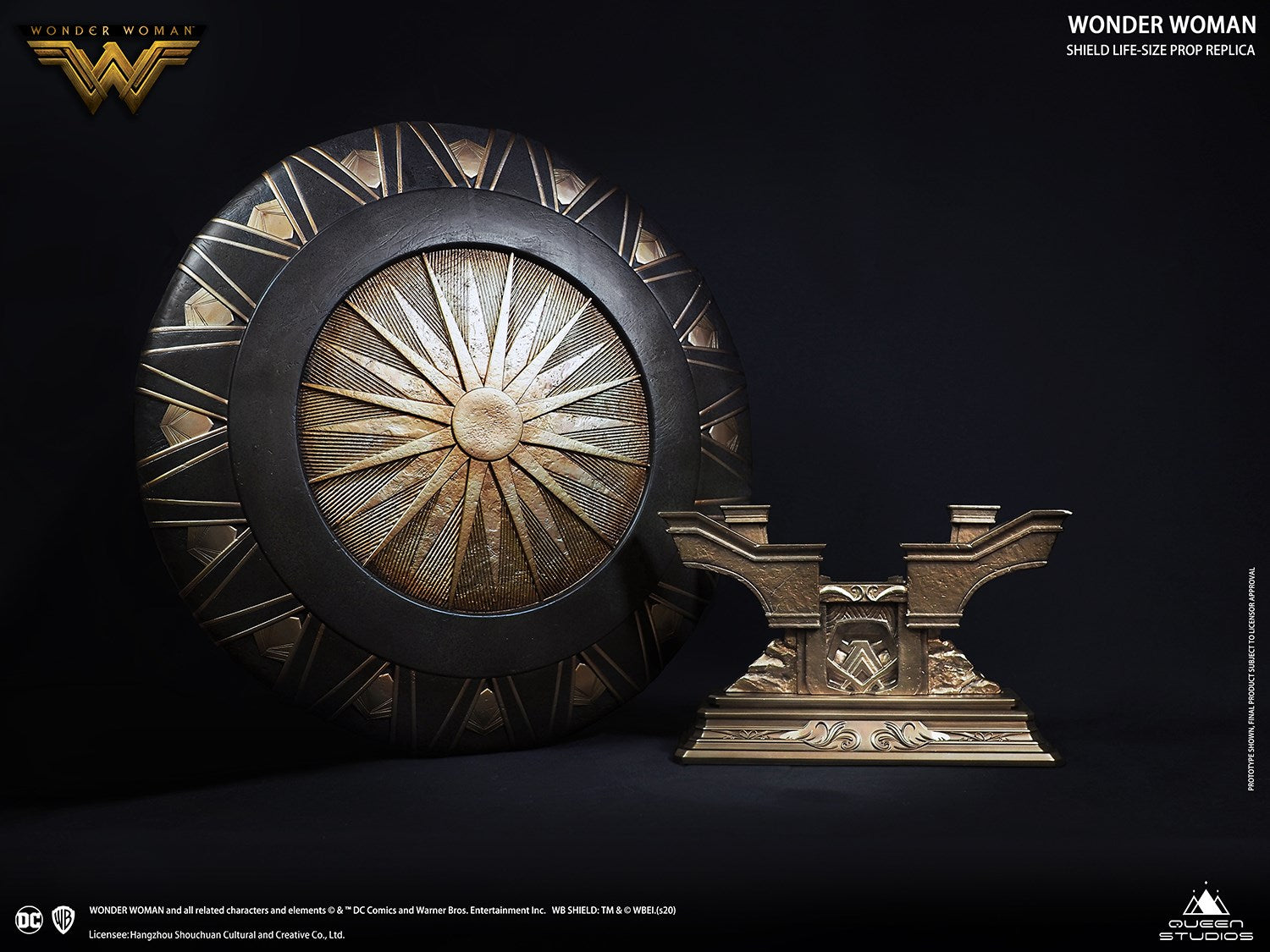Wonder Woman Life Size Shield Polystone