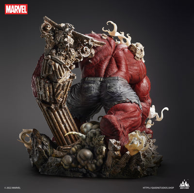 Red Hulk Comic Version 1/4 Scale Statue