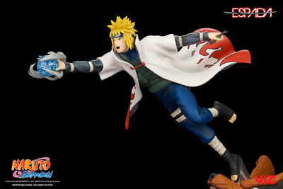 Naruto Shippuden - Minato vs. 9 Tailed Fox 1/8 Scale Wall Statue