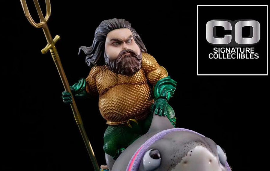Chubby Aquaman Statue CO Signature