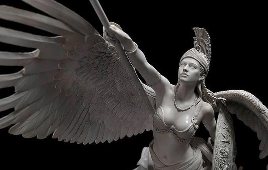 Athena 1/4 Scale Statue - Marble (Gray) Version