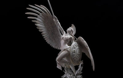 Athena 1/4 Scale Statue - Marble (Gray) Version
