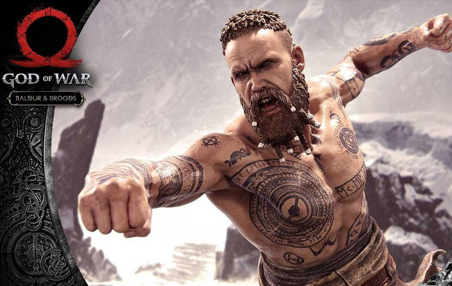 God Of War - Baldur & Broods (Exclusive) 1/4 Scale Statue
