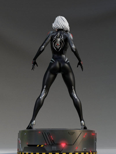 White Widow 1/4 Scale Statue (Black Version)