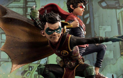 Superman Superboy & Robin Museum Statue